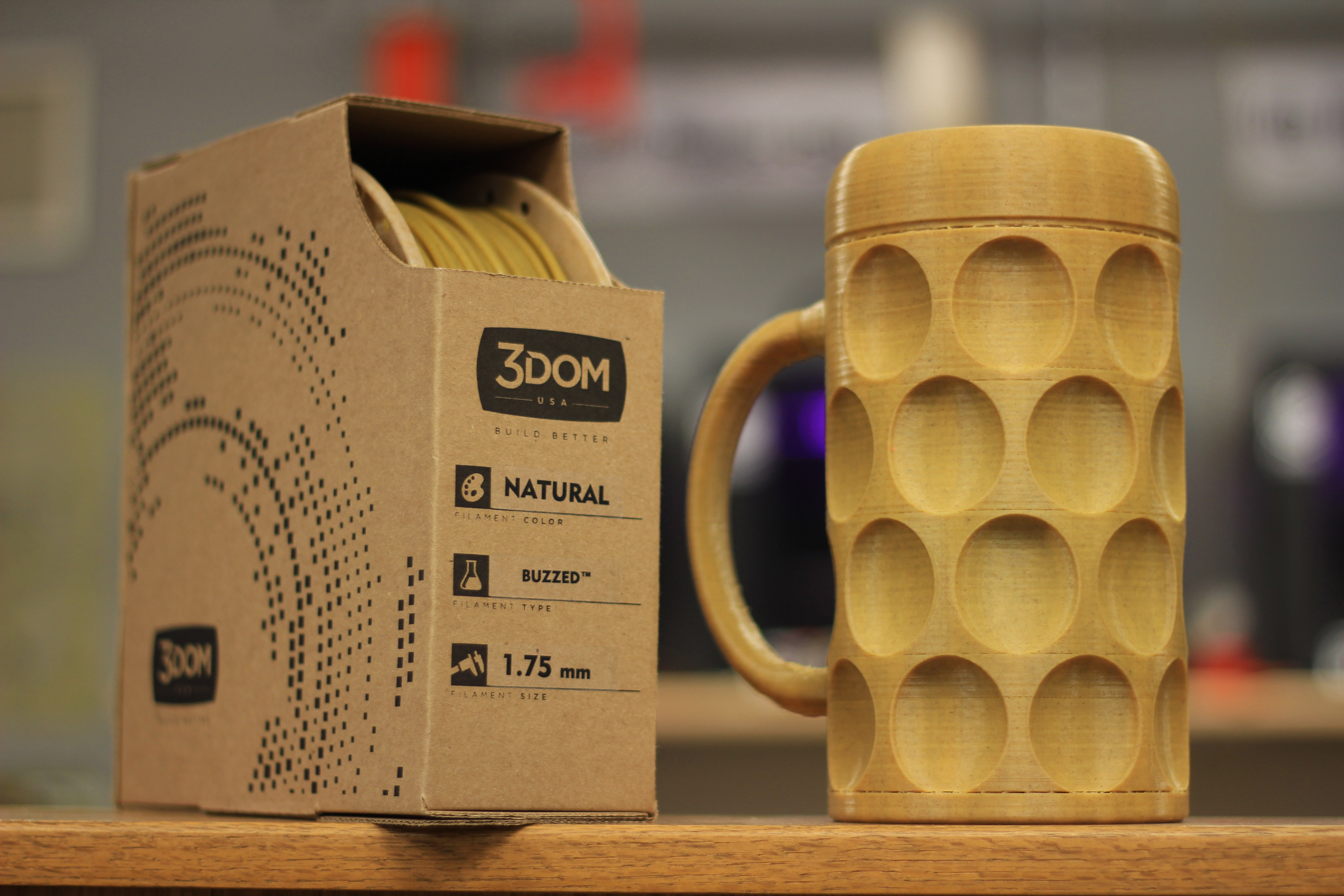 De la bière pour les filaments des imprimantes 3D