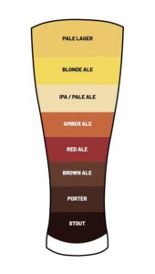 un outil pour classer les types de couleurs de bière