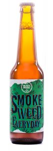 bouteille de bière au chanvre