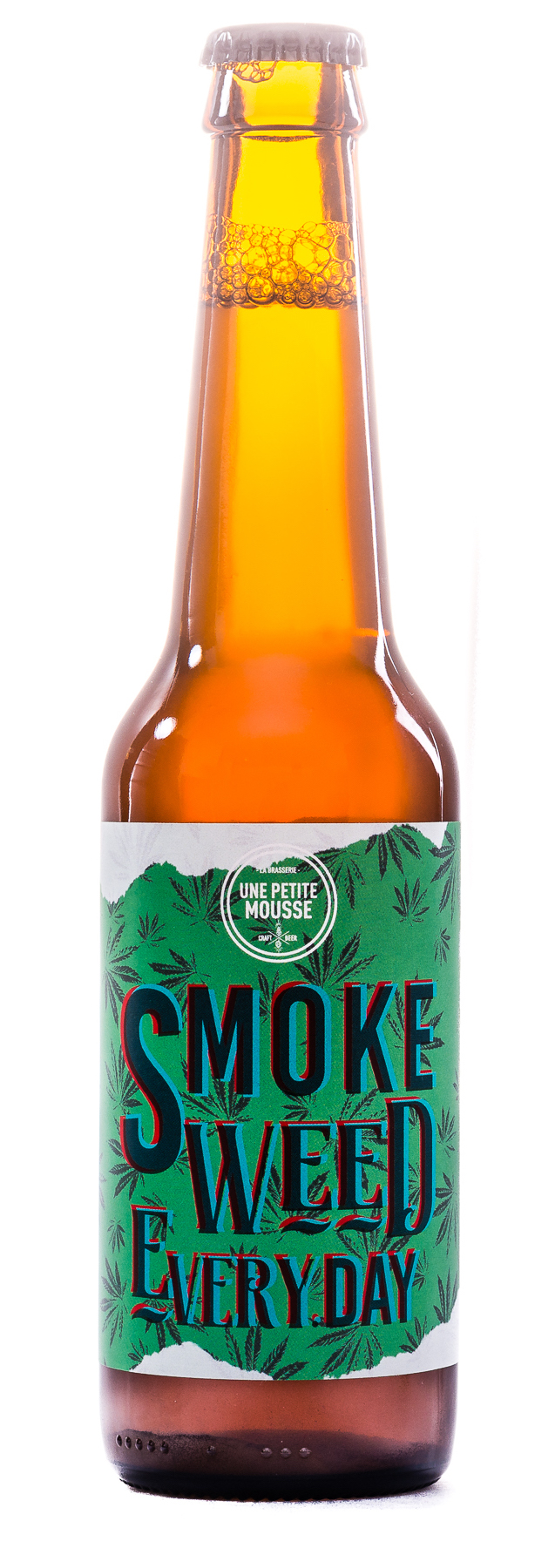 bouteille de bière au chanvre