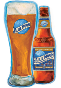 bière blue moon caramel
