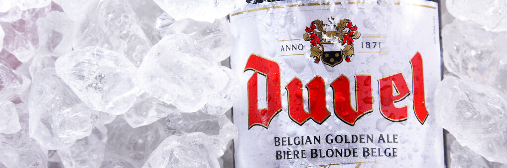 brasserie duvel bouteille glace
